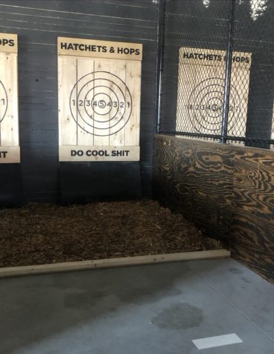 Hatchets and Hops Interior